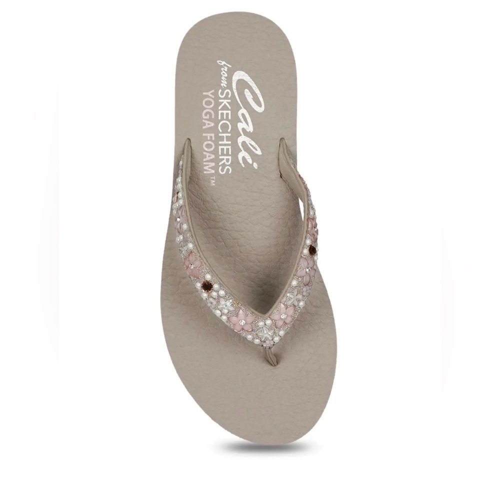Skechers Cali Yoga Foam Sandals - Dancing Daisy size 9 new
